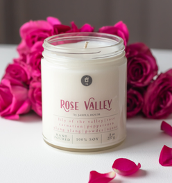 Soy Candle Rose Valley  8 oz.