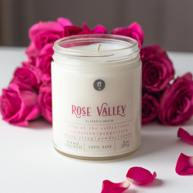 Soy Candle Rose Valley  8 oz.-gallery-28792054022214