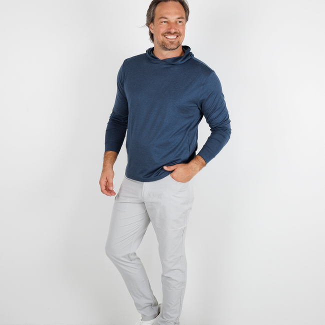 Blacks Beach Hoodie - Navy Heather-gallery-44629550104801