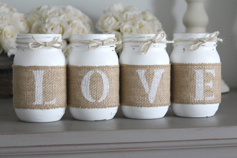 Rustic Valentine's Day Decor Gift Idea | Love - Two Sided