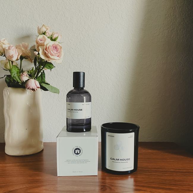 Calm House Set - Candle & Room Spray-gallery-52681238708498