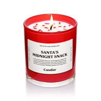 Santa's Midnight Snack Candle