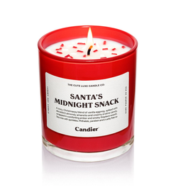 Santa's Midnight Snack Candle