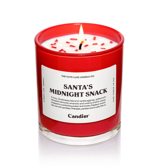 Santa's Midnight Snack Candle
