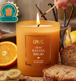 Iced Banana Bread Candle
