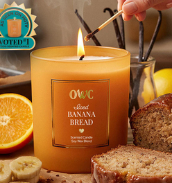 Iced Banana Bread Candle