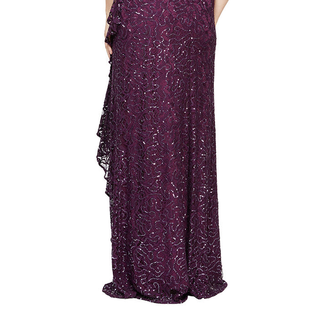 Petite Elaine Sleeveless Lace Gown-gallery-41785728073984