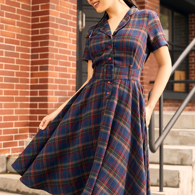Rustic Elegance Casual Dress-gallery-37178284507307