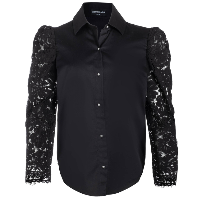 Pamela Lace Combo Shirt-gallery-43032000528634