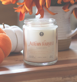 Fall Candle Autumn Harvest - 8 oz | Natural Soy Wax Candle