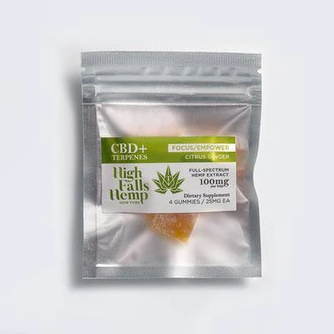 CBD Citrus Ginger Focus/Empower Gummies