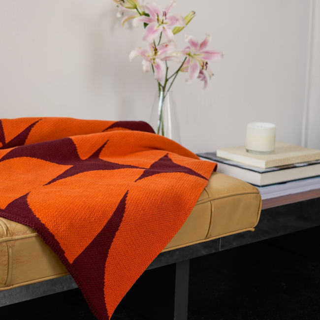 Poly Kaareva Throw Blanket by Petra Kaksonen-gallery-46682930479395