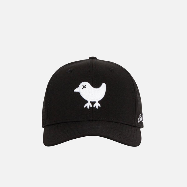 Birdie Snapback - Black-gallery-45672939520193