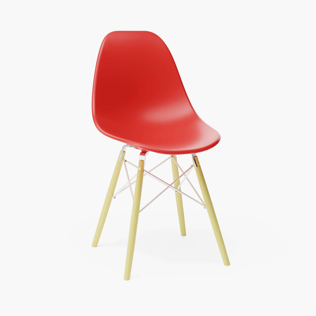 Red Orange MicroShell Chair™-gallery-59855214674206