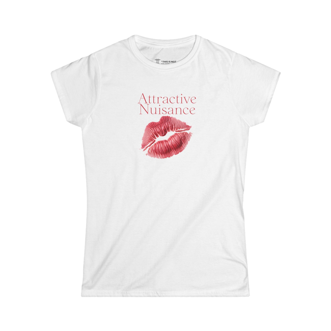 Attractive Nuisance Women's Softstyle Tee-gallery-32617915056194