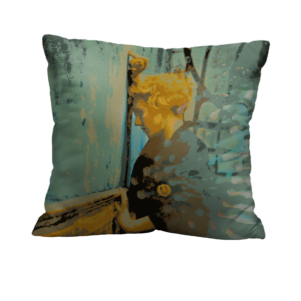 Woman's Portrait Luxury Pillow - Fallen Angel-gallery-30599062683761