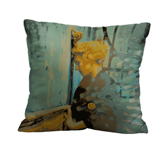 Woman's Portrait Luxury Pillow - Fallen Angel