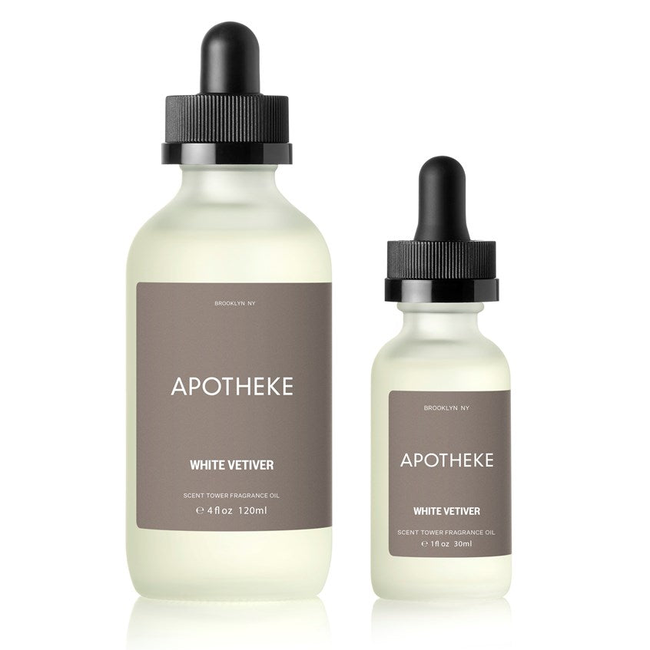 White Vetiver Scent Tower Diffuser Fragrance Oil, 30 ml-gallery-32791691952193