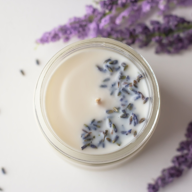 Lavender Meadows Gift Bundle Set | Candle + Matches + Jar + Wax Melts-gallery-29210506657862