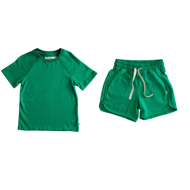 Frankie T-shirt & Ollie Short Set in Parakeet-gallery-49262202028331