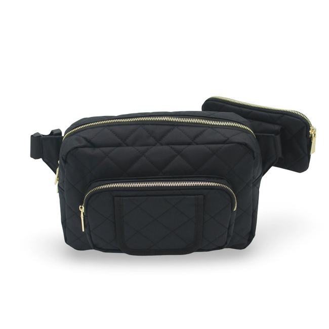 The Jetsetter Mini Diaper Bag - Black-gallery-42345778675861