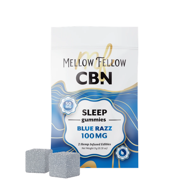 Sleep CBN Gummies 100mg - Blue Razz-gallery-39102677876942