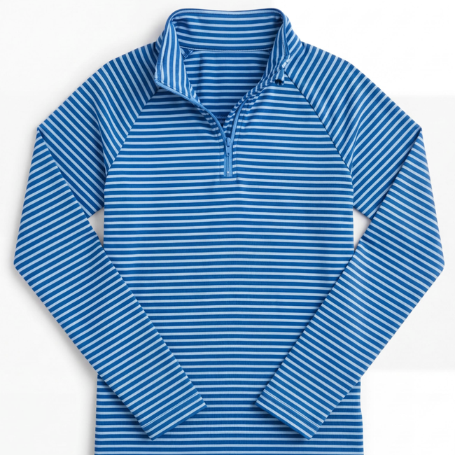 Juli Littles Striped 1/4 Zip-gallery-68311980572753