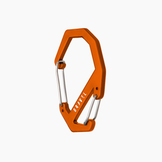 Double Gated Carabiner | Orange