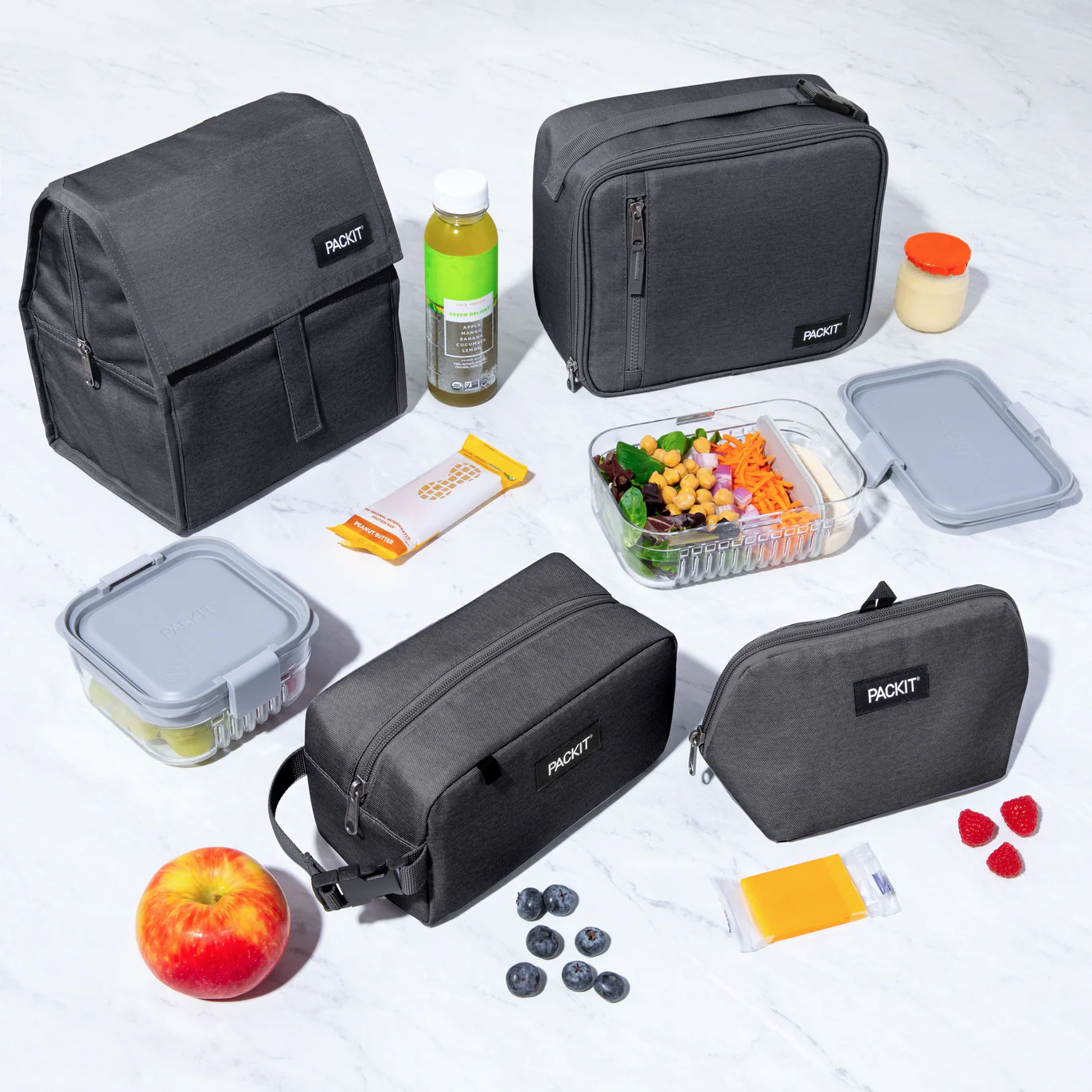 Freezable Lunch Bag - New Color Charcoal Gray! - Public Relations Media ...