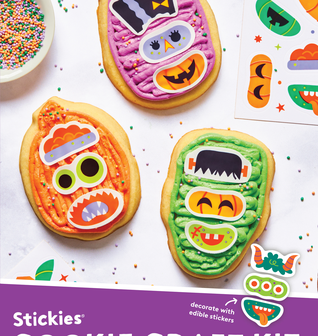 Franken Faces Cookie Craft Kit with Edible Stickers