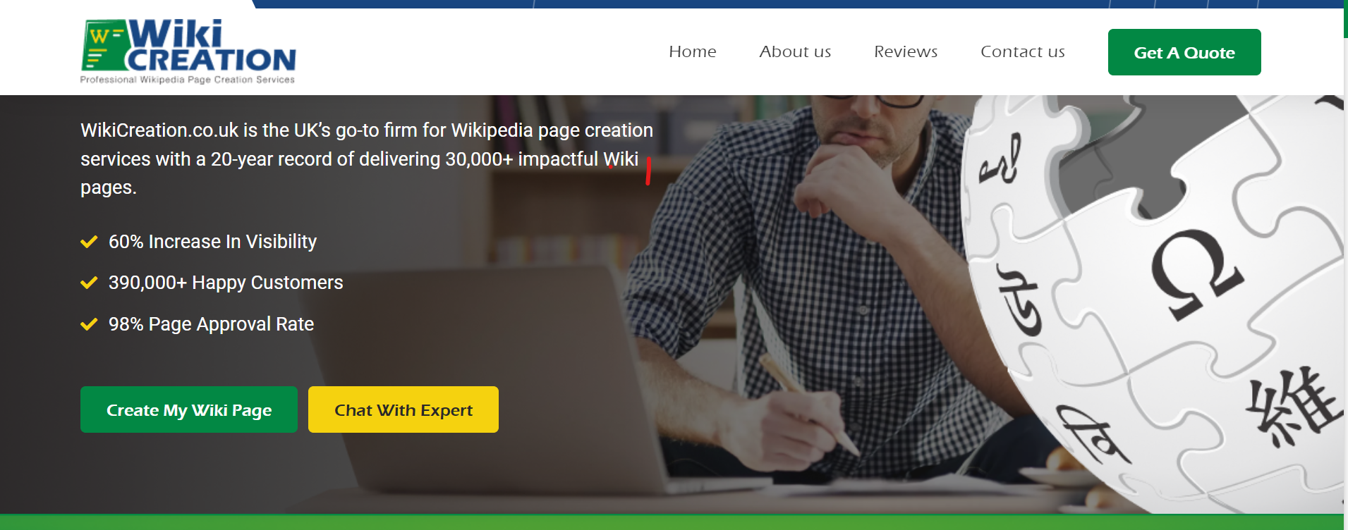 Wikipedia Page Creation Agency