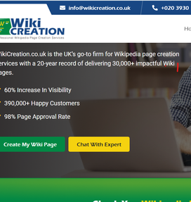 Wikipedia Page Creation Agency