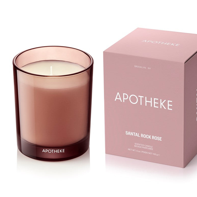 Santal Rock Rose Petite Candle-gallery-59797613773166