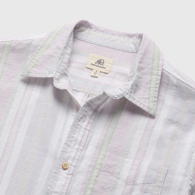 Joey Stripe Shirt - White-gallery-47040741212418