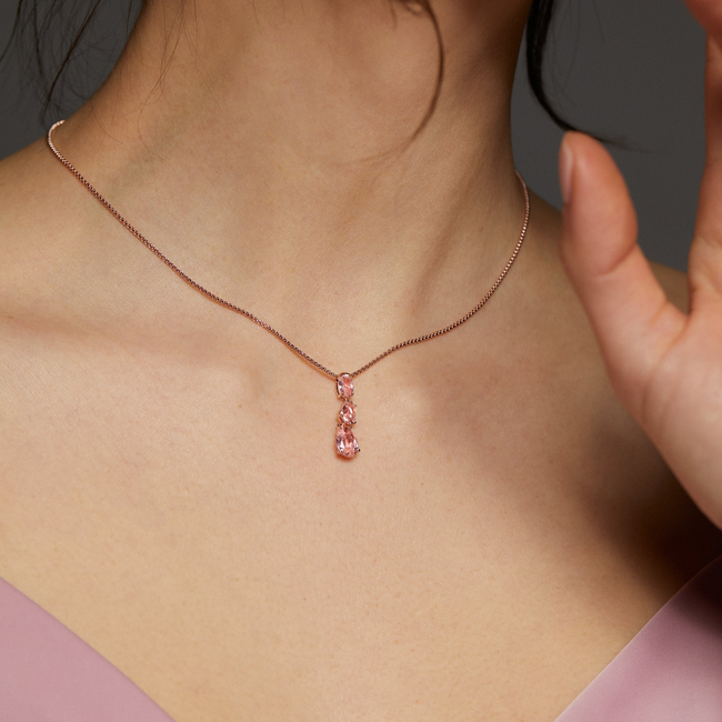 NATURAL BEAUTY PINK SHORT Y NECK-gallery-46884338958595