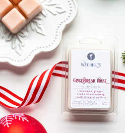 Christmas Wax Melts Gingerbread House - Nude & Cooper Mica  3 oz.