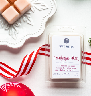 Christmas Wax Melts Gingerbread House - Nude & Cooper Mica  3 oz.