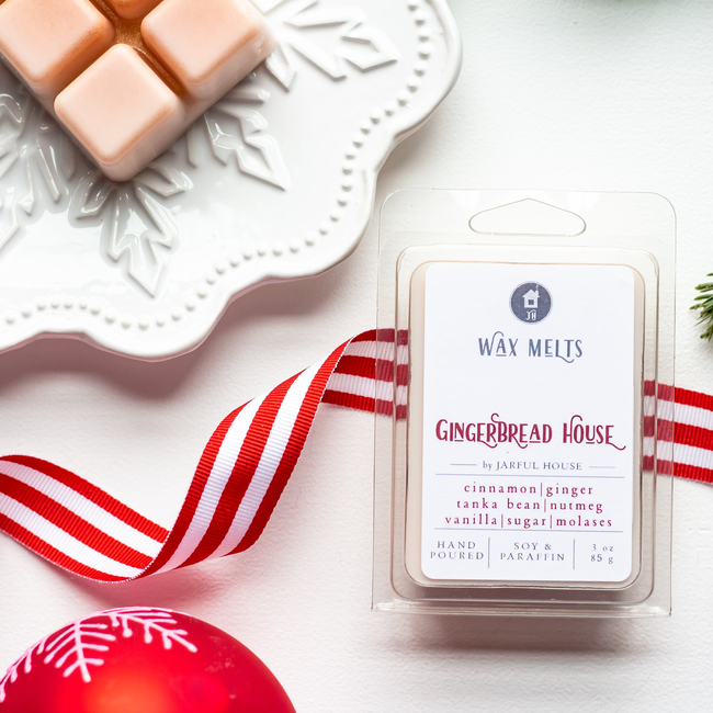Christmas Wax Melts Gingerbread House - Nude & Cooper Mica  3 oz.-gallery-28594808291398
