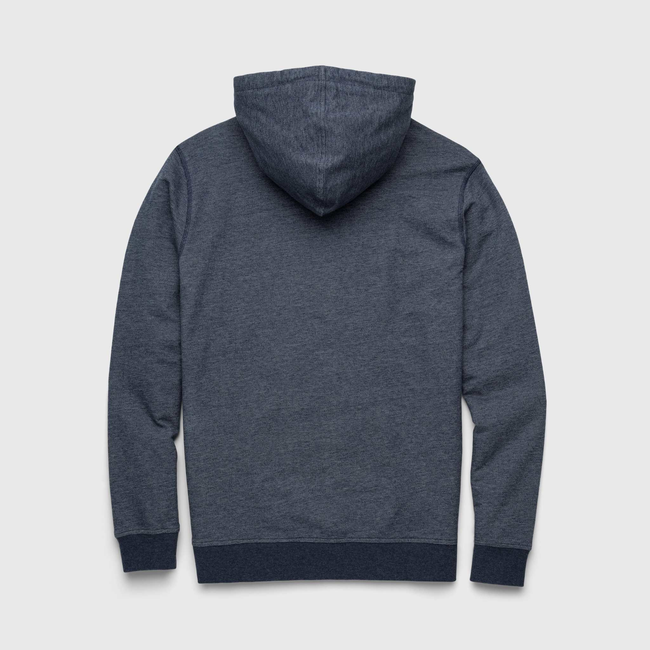 Danny Full-Zip Terry Hoodie  - Navy Heather-gallery-42415376433410