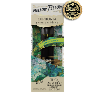 Euphoria Blend 2ml Disposable Vape - Green Crack (Sativa)