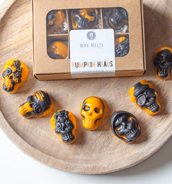 Pumpkin Heads Halloween Wax Melts | Fall Tarts Pack of 6