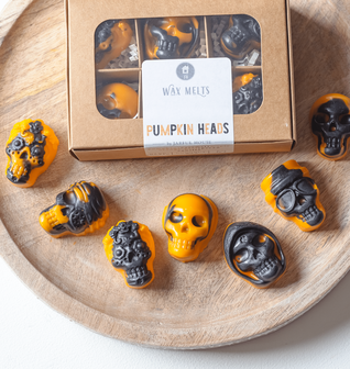 Pumpkin Heads Halloween Wax Melts | Fall Tarts Pack of 6