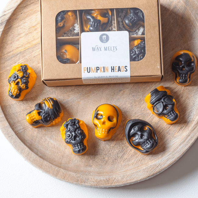 Pumpkin Heads Halloween Wax Melts | Fall Tarts Pack of 6-gallery-29700419190854