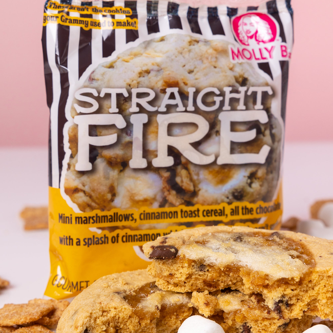 The Straight Fire Cookie - Chocolate, Graham Crackers, and Roasted Marshmallow-gallery-42544998482215