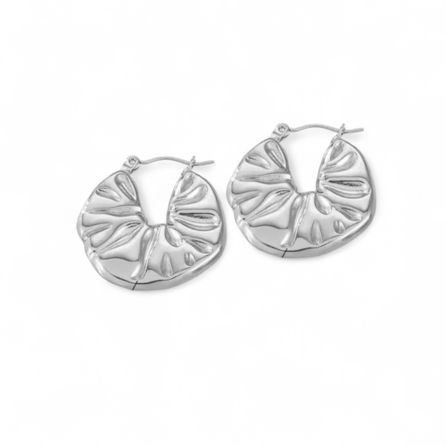 Timeless Texture Hoop Earrings-gallery-42556002238714