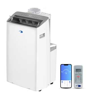 Whynter Inverter Dual Hose Portable Air Conditioner with Smart Wi-Fi, Heater, Dehumidifier, and Fan 