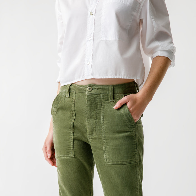 Easy Army Trouser Cord <br> Tea Leaf-gallery-30668343869506