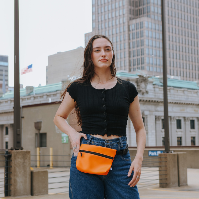 Pink Belt Bag Fanny Pack-gallery-32570212581446