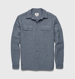 Zhu Double Gauze Shirt - Navy