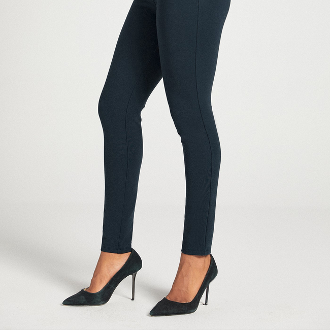 Classic Dress Pant Yoga Pant | Skinny (Navy)-gallery-41955399860476